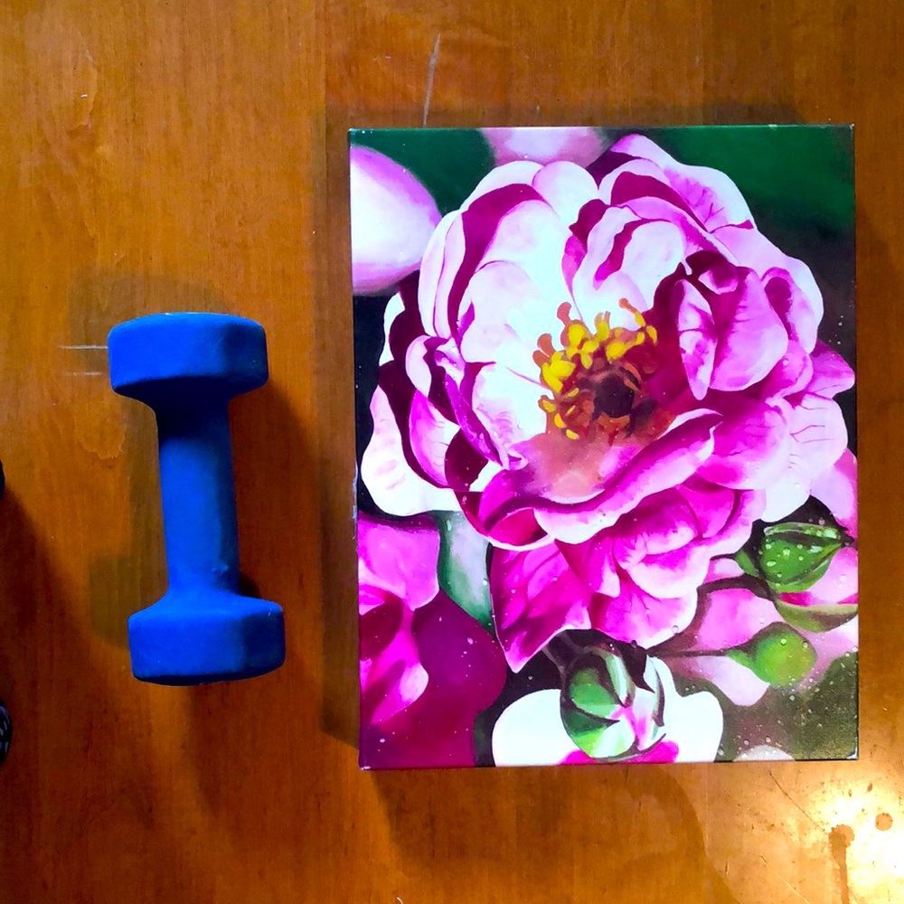 Flower wall art